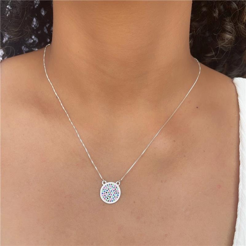 COLAR CHAPINHA COLOR PRATA 925